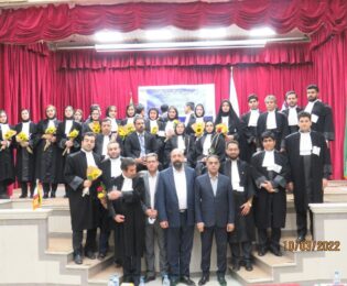بازتاب آیین تحلیف کارآموزان وکالت، ورودی سال ۱۳۹۸ کانون وکلای دادگستری استان ایلام در بخش خبر کوردی شبکه استانی صدا و سیما، ۱۴۰۰/۱۲/۲۰